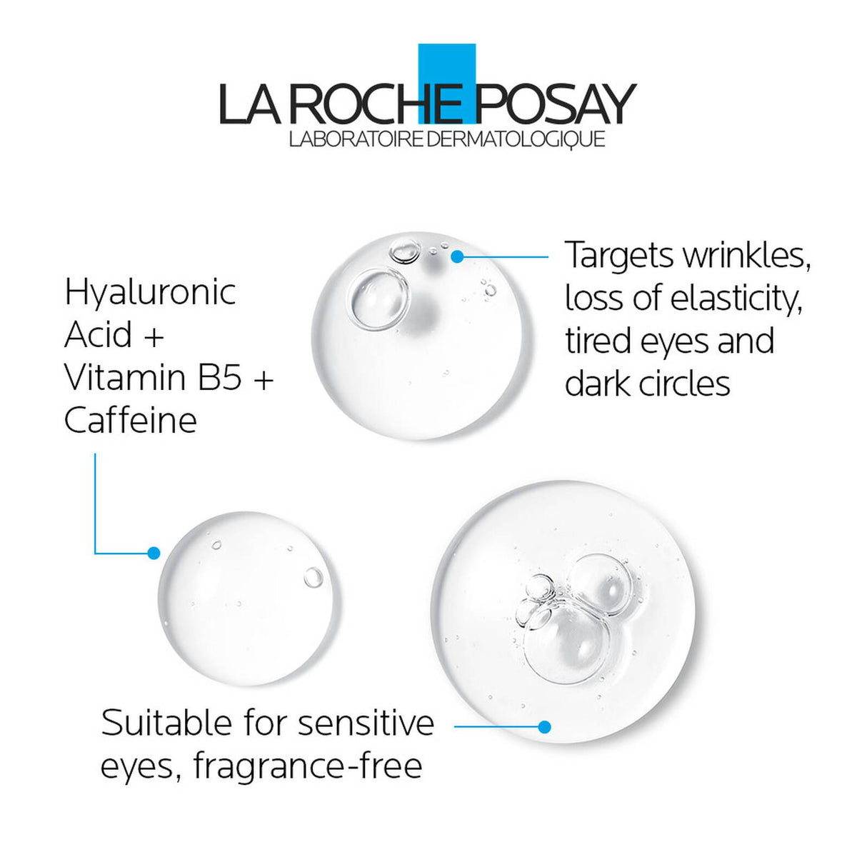 La Roche-Posay Hyalu B5 Eye Serum 15ml | Replumps and Brightens Eyes – product photo