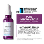 La Roche-Posay Pure Niacinamide 10 Serum 30ml | Brighter, Refined Skin – product photo