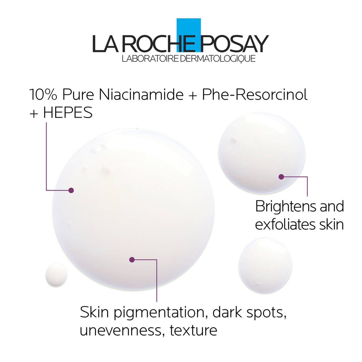 La Roche-Posay Pure Niacinamide 10 Serum 30ml | Brighter, Refined Skin – product photo