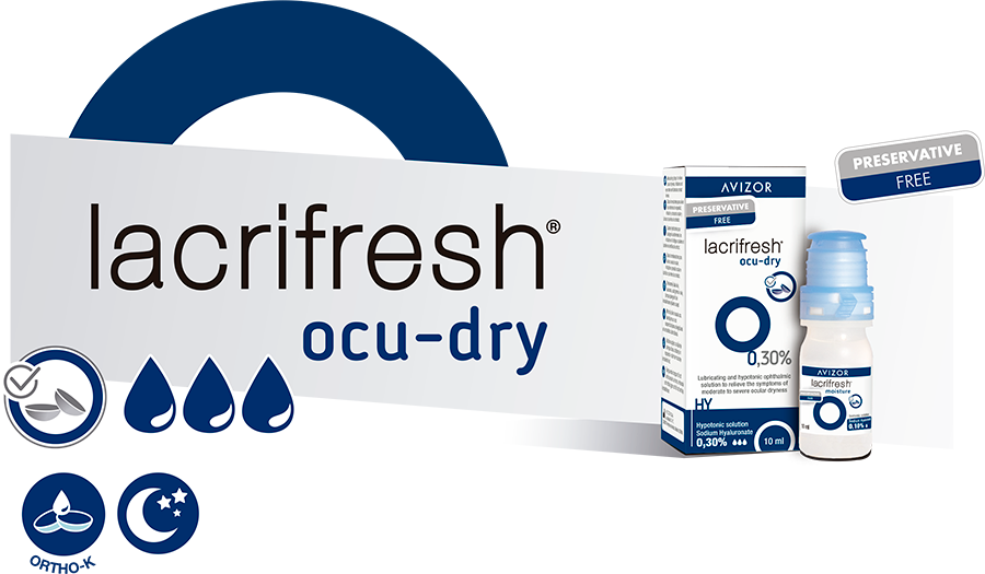 Lacrifresh Ocu-dry 0.30% Eye Drops for Moderate to Severe Dryness