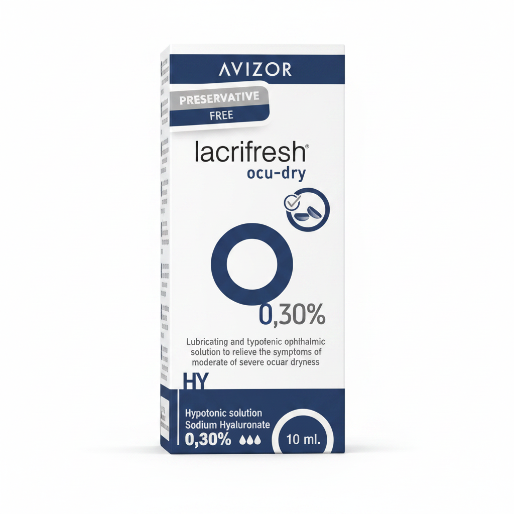 Lacrifresh Ocu-dry 0.30% Eye Drops for Moderate to Severe Dryness