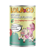 Lola & Co Beef with Vegetable Flavour Wet Dog Food 400g | Beef with Vegetable Flavour