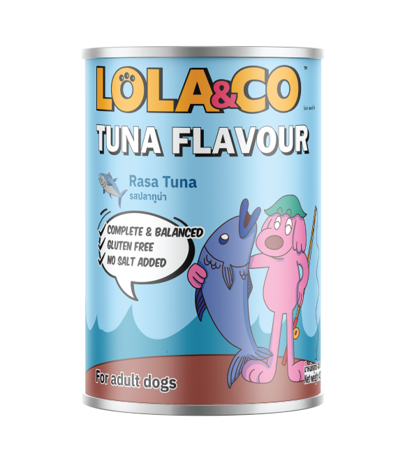 Lola & Co Tuna Flavour Wet Dog Food 400g | Tuna Flavour Wet Food