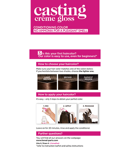 L'Oréal Paris Casting Creme Gloss 360 Black Cherry Hair Colour | Glossy Ammonia-Free Colour – product photo