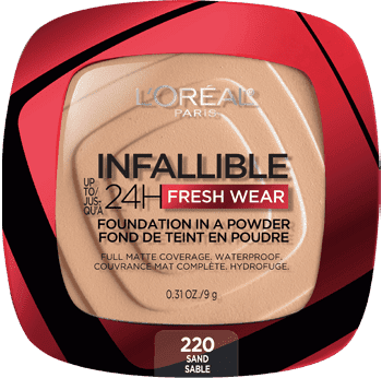 L'Oréal Paris Infaillible 24H Fresh Wear Powder Foundation | Soft Matte Powder Foundation – product photo