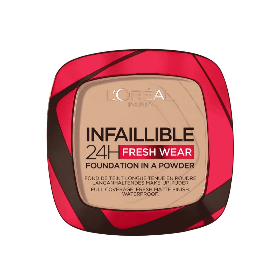 L'Oréal Paris Infaillible 24H Fresh Wear Powder Foundation | Soft Matte Powder Foundation