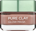 L'Oréal Paris Pure Clay Glow Mask Red Algae 50ml | Glow Clay Mask with Red Algae – product photo