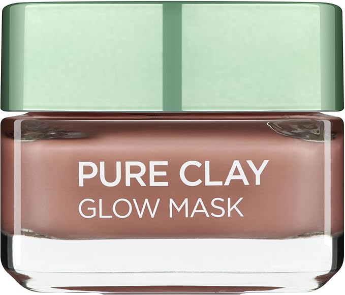L'Oréal Paris Pure Clay Glow Mask Red Algae 50ml | Glow Clay Mask with Red Algae – product photo