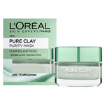 L'Oréal Paris Pure Clay Purity Mask Eucalyptus 50ml | Purity Clay Mask with Eucalyptus