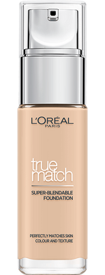 L'Oréal Paris True Match Super-Blendable Foundation | Hydrating, Blendable Natural Finish – product photo