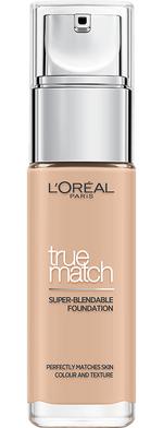 L'Oréal Paris True Match Super-Blendable Foundation | Hydrating, Blendable Natural Finish – product photo