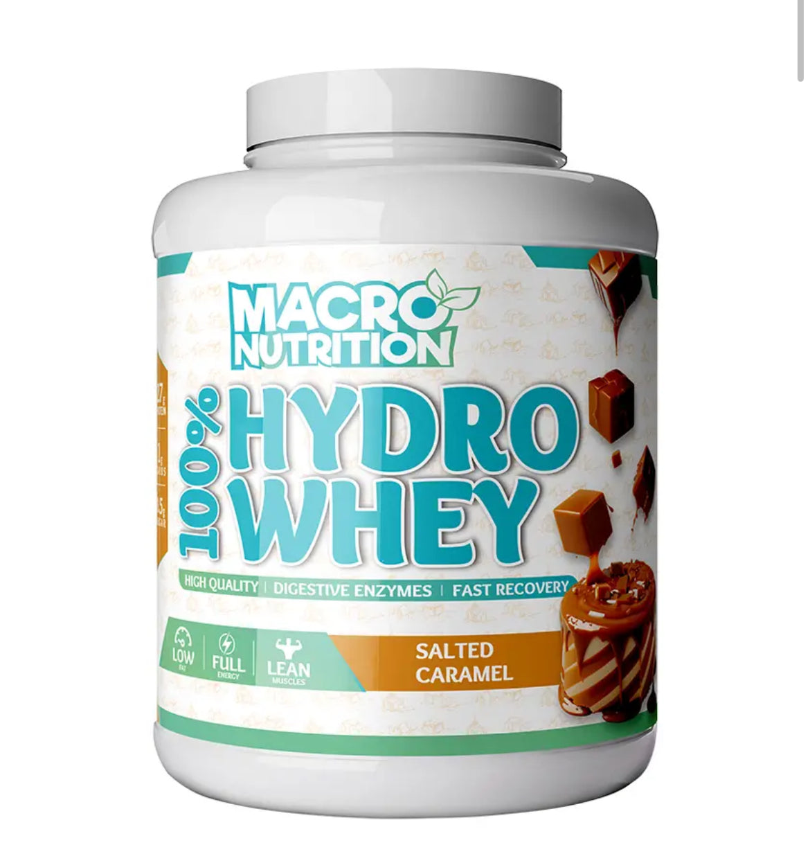 Macro Nutrition 100% Hydro Whey, 1.8kg | Hydrolysed Whey Protein, 27 g Protein