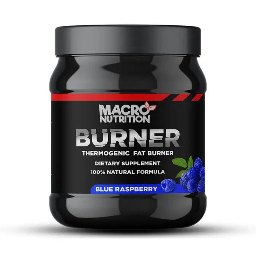Macro Nutrition Burner, 300g | Pre-Workout Powder with L-Carnitine & Caffeine