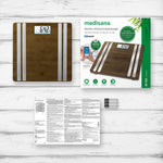 Medisana BS 552 Connect Bamboo Body Analysis Scale – product photo