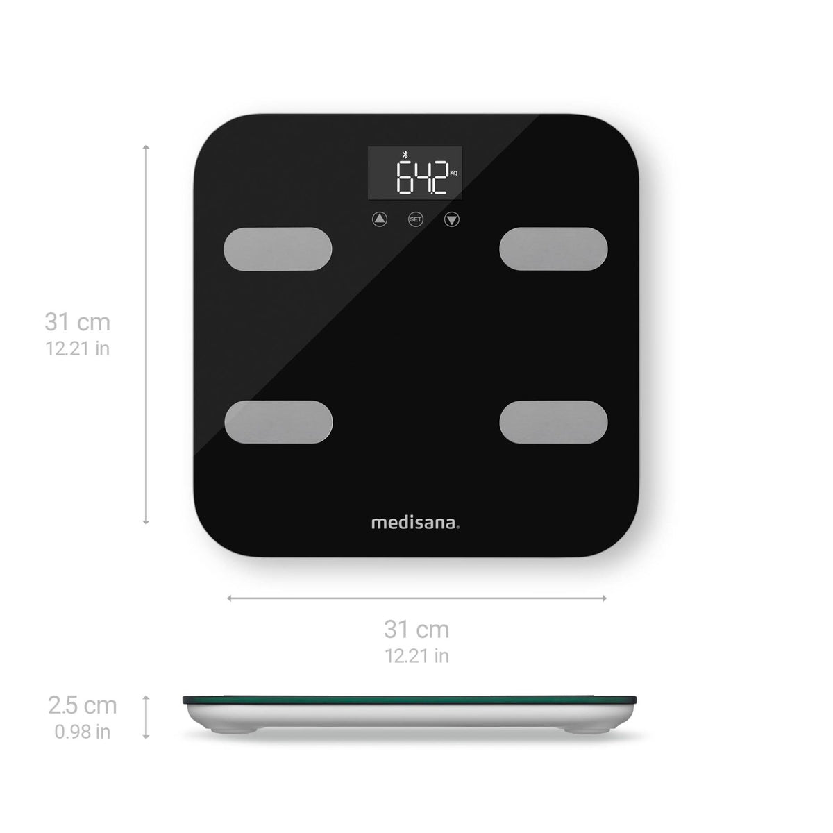 Medisana BS 602 Connect WiFi & Bluetooth Body Analysis Scale – product photo
