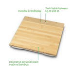 Medisana PS 440 Bamboo Personal Scale – product photo