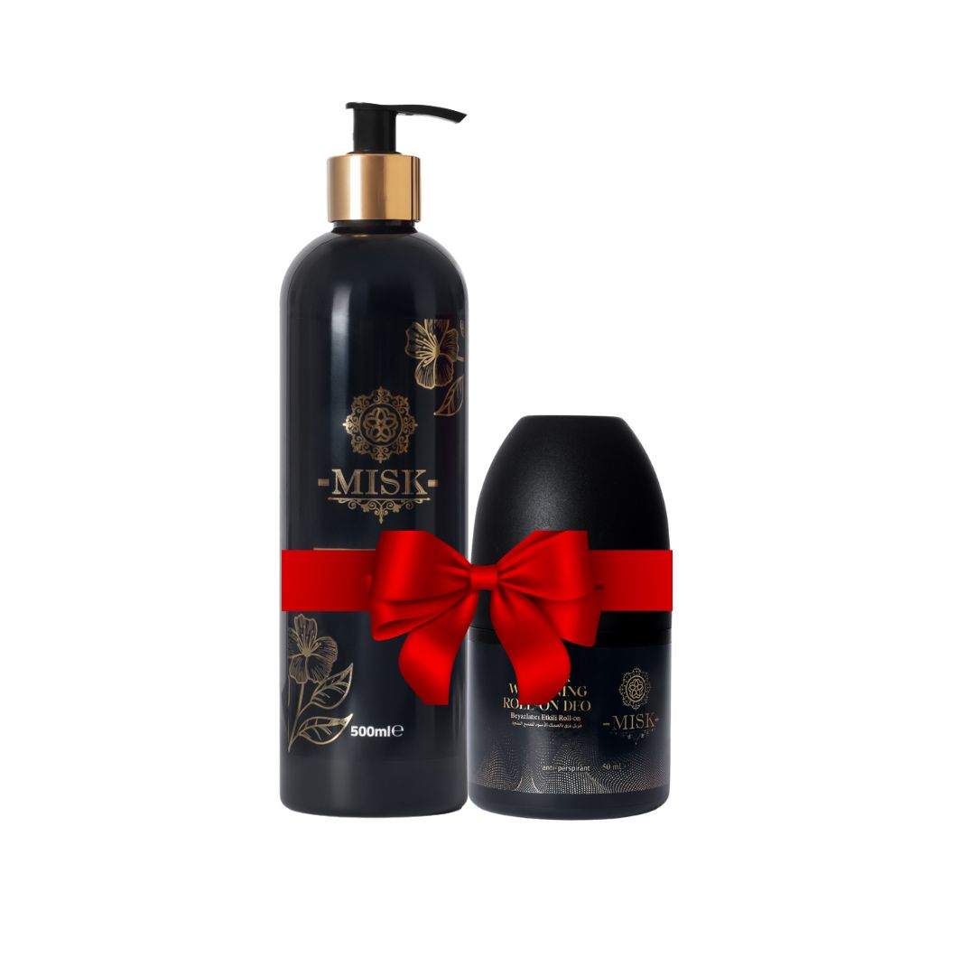 Misk Black Misk Body Care and Whitening Set 2-piece kit Kit | Fresh, Scented, Brighter Underarms
