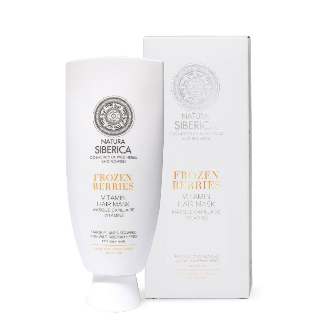 Natura Siberica Copenhagen Frozen Berries Vitamin Hair Mask 200ml | Fresh, Light and Shiny Hair