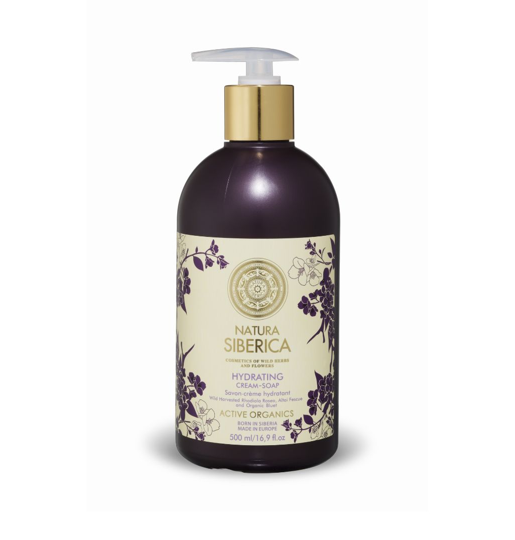 Natura Siberica Hydrating Cream-Soap 500ml | Gentle Cleanse, Silky-Smooth Skin