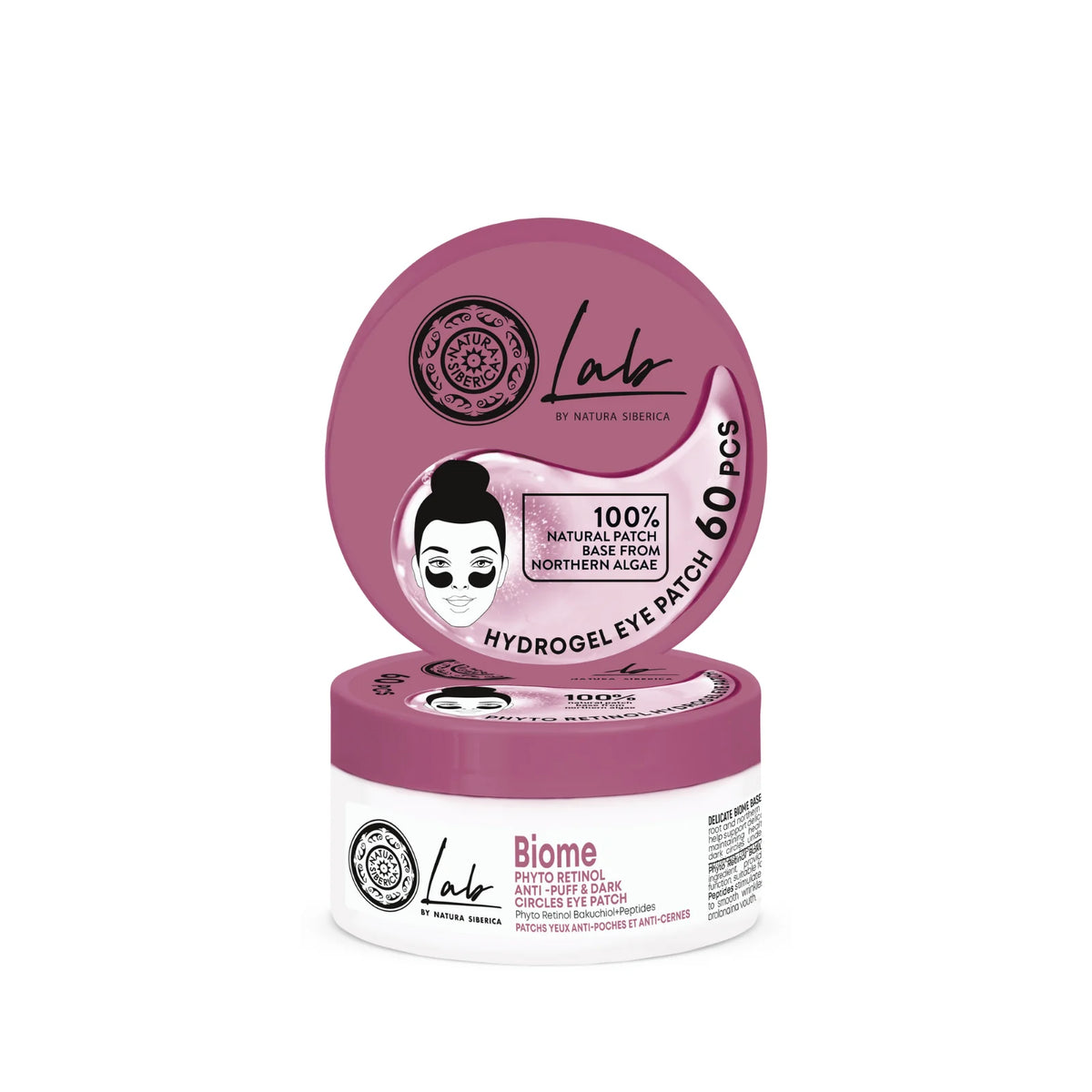 Natura Siberica Lab Biome Phyto Retinol Eye Patch 60 patches | De-Puffed, Refreshed-Looking Eyes