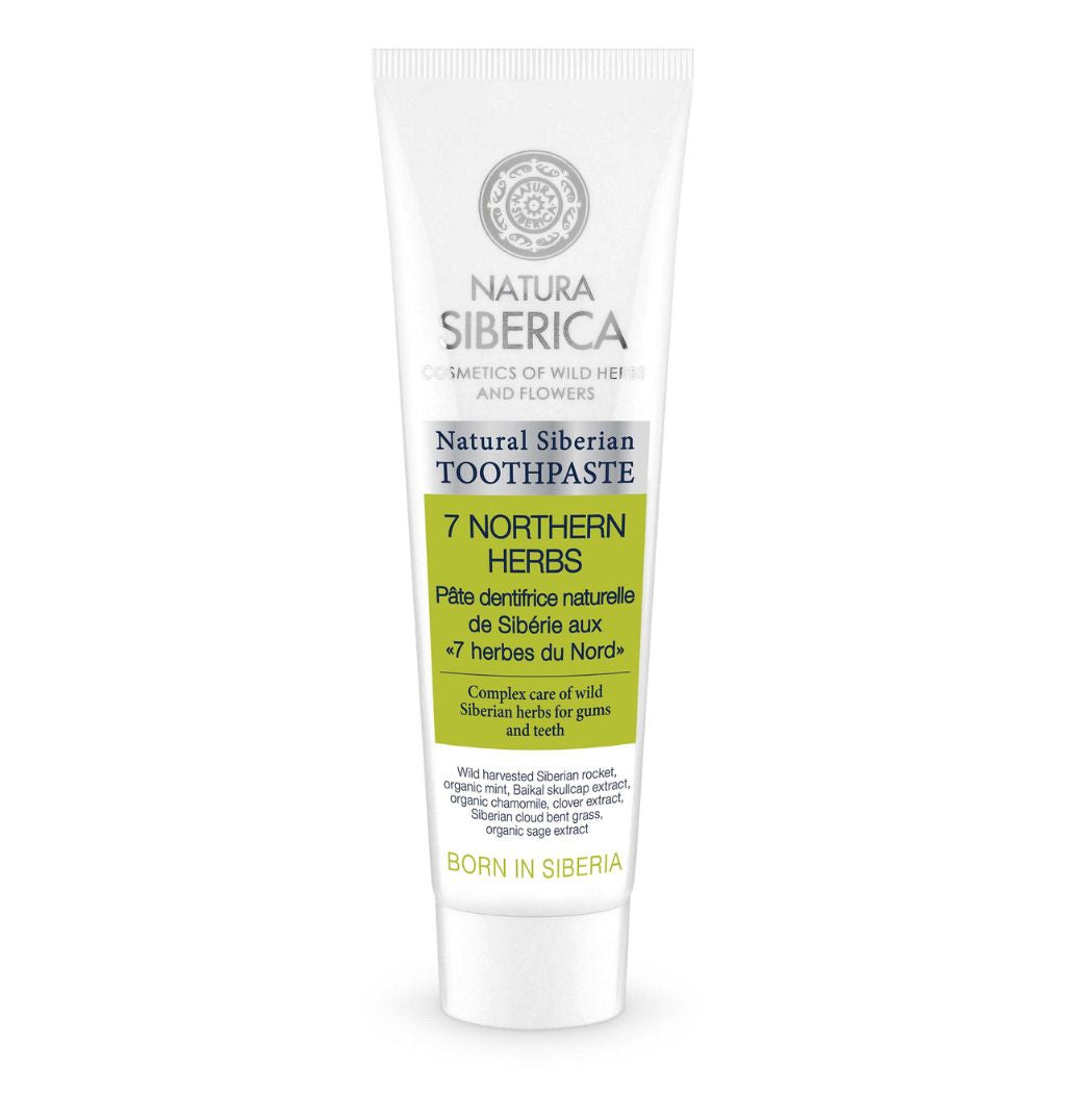 Natura Siberica 7 Northern Herbs Toothpaste 100g | Herbal Clean and Fresh Breath