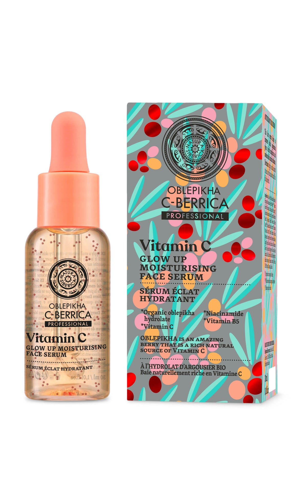 Natura Siberica Oblepikha C-Berrica Vitamin C Capsule Serum 30ml | Lit-From-Within Vitamin C Glow