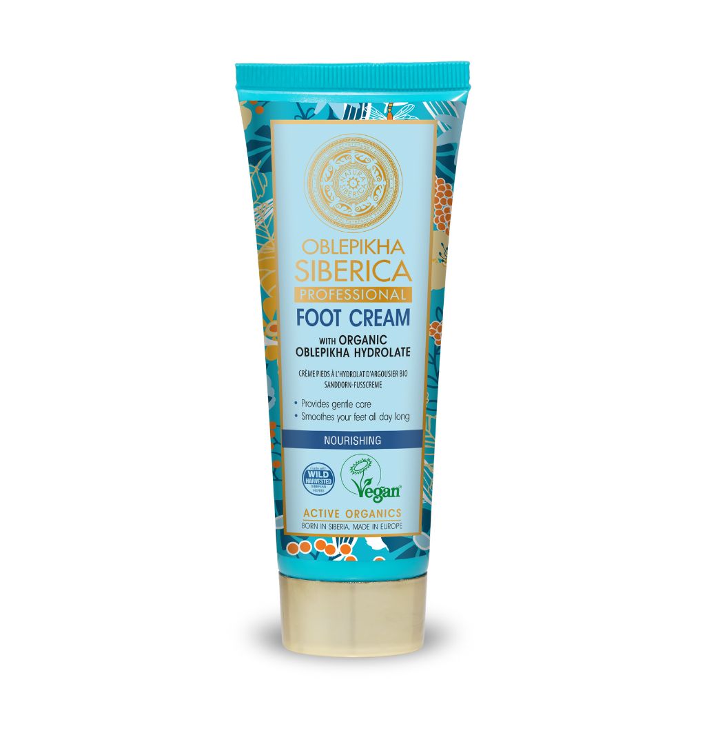 Natura Siberica Oblepikha Nourishing Foot Cream 75ml | Soft, Nourished, Relaxed Feet