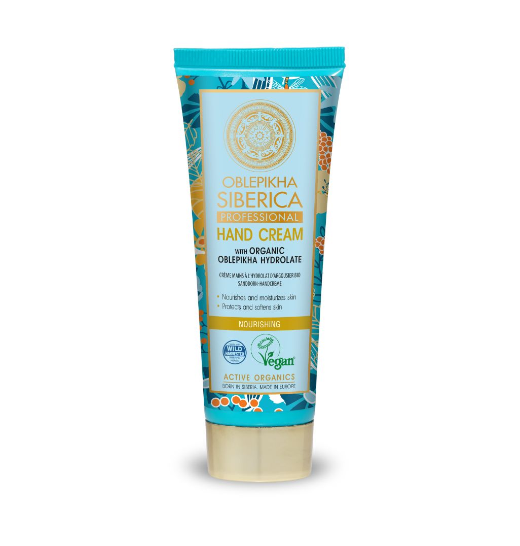 Natura Siberica Oblepikha Nourishing Hand Cream 75ml | Soft, Silky, Nourished Hands