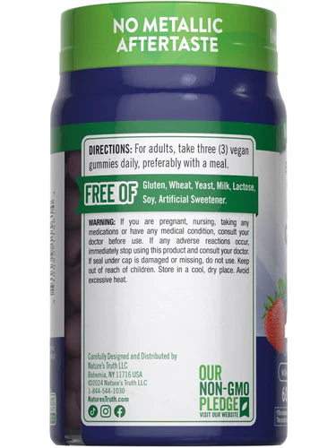 Nature's Truth Zinc 50 mg Gummies, 60 Gummies – product photo