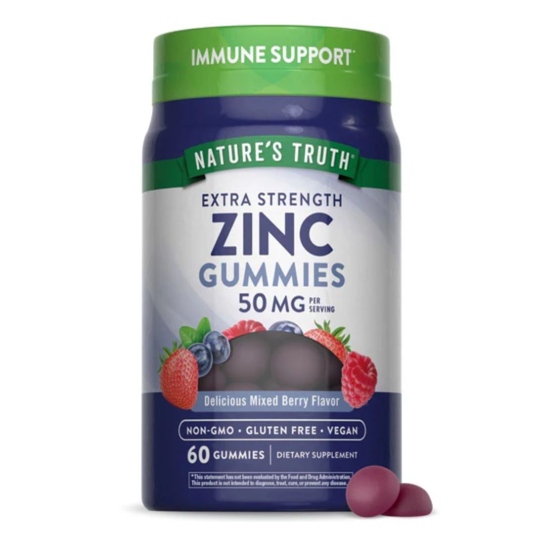 Nature's Truth Zinc 50 mg Gummies, 60 Gummies