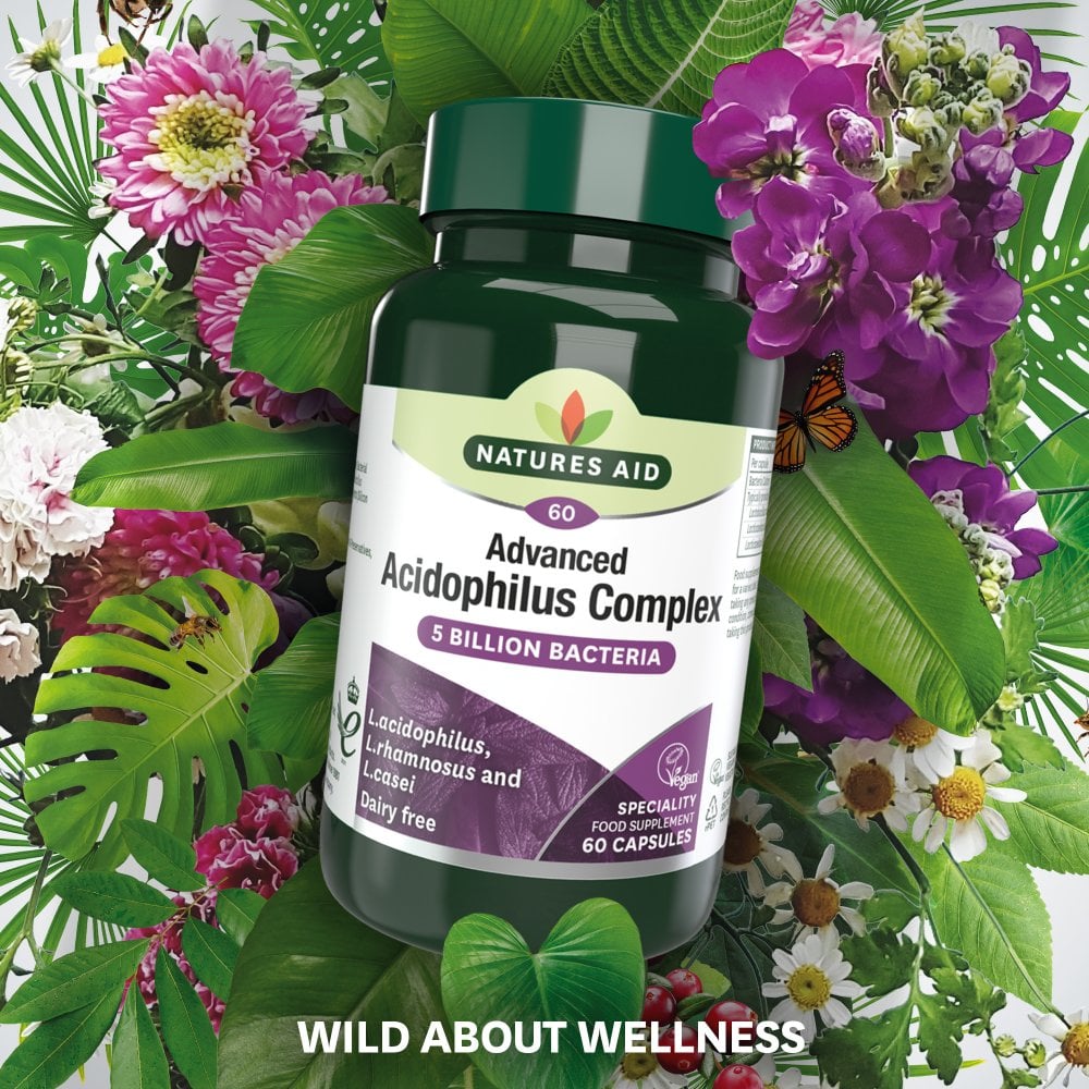 Natures Aid Acidophilus Complex, 60 Capsules – product photo