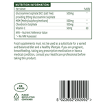 Natures Aid Glucosamine MSM & Chondroitin 500 mg, 90 Tablets | Glucosamine, MSM & Chondroitin with Vitamin C – product photo