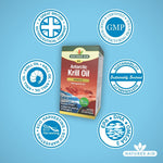 Natures Aid Krill Oil (Superba) 500 mg, 60 Softgels | Antarctic Krill Oil with Omega-3 & Astaxanthin – product photo