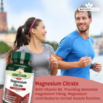Natures Aid Magnesium Citrate 119 mg, 60 Vegetable Capsules | Magnesium Citrate with Vitamin B6 – product photo