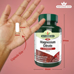 Natures Aid Magnesium Citrate 119 mg, 60 Vegetable Capsules | Magnesium Citrate with Vitamin B6 – product photo