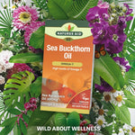 Natures Aid Sea Buckthorn Oil 500 mg, 60 Softgels | Plant Source of Omega-7 – product photo