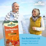 Natures Aid Sea Buckthorn Oil 500 mg, 60 Softgels | Plant Source of Omega-7 – product photo