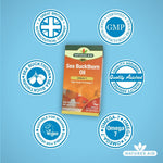 Natures Aid Sea Buckthorn Oil 500 mg, 60 Softgels | Plant Source of Omega-7 – product photo