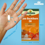 Natures Aid Sea Buckthorn Oil 500 mg, 60 Softgels | Plant Source of Omega-7 – product photo