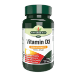 Natures Aid Vitamin D3 1000IU 1000 IU, 90 Tablets | Higher-Strength Vitamin D3 Tablet