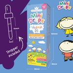 Natures Aid Vitamin D3 400IU Mini Drops 400 IU, 50ml | Vitamin D3 Drops for Babies & Children – product photo