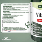 Natures Aid Vitamin E 1000IU 1000 IU, 30 Softgels | Natural-Source Vitamin E (d-alpha Tocopherol) – product photo