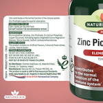 Natures Aid Zinc Picolinate 15 mg, 30 Tablets | Elemental Zinc 15 mg with Copper – product photo