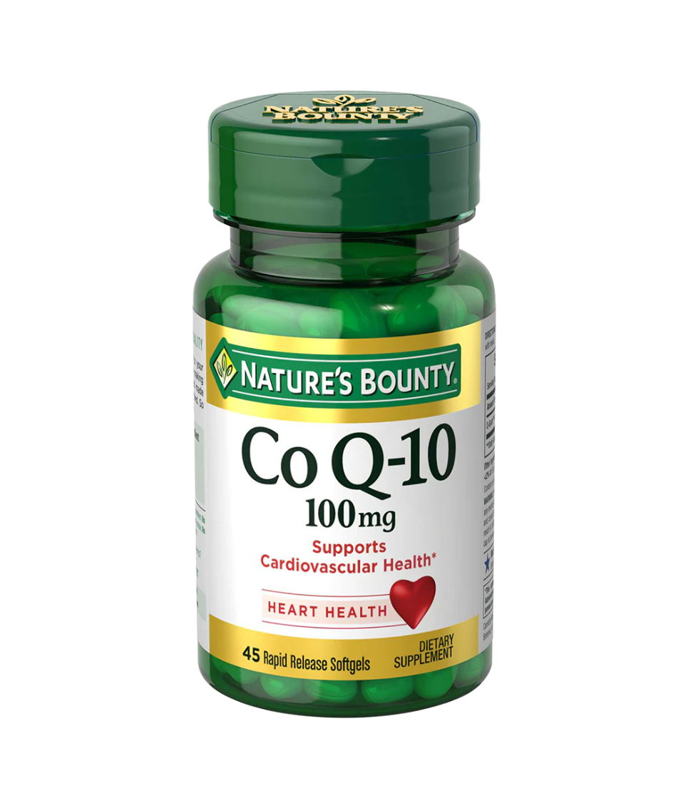 Nature's Bounty Co-Q10 100 mg, 45 Softgels | Q-Sorb™ Coenzyme Q10 100 mg