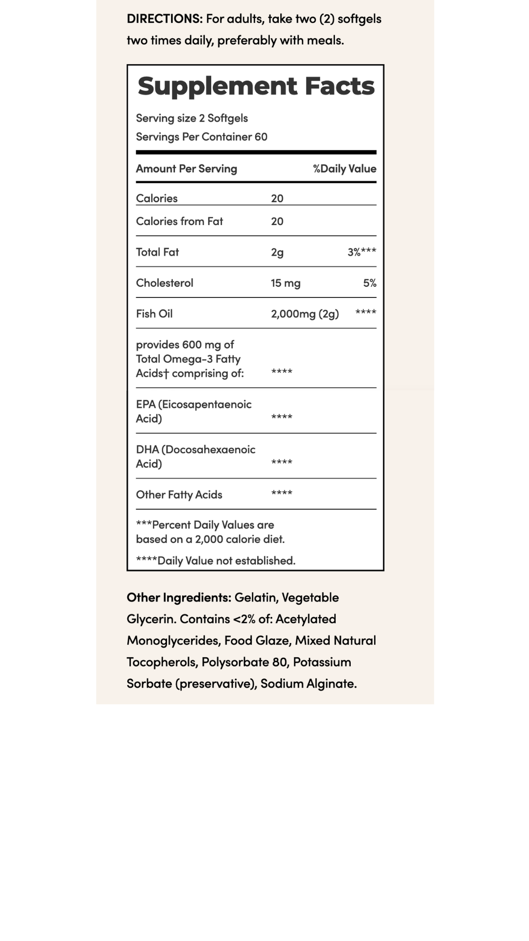 Nature's Bounty Fish Oil 1000 mg, 120 Softgels | Fish Oil with 300 mg Omega-3 – product photo