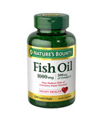 Nature's Bounty Fish Oil 1000 mg, 120 Softgels | Fish Oil with 300 mg Omega-3