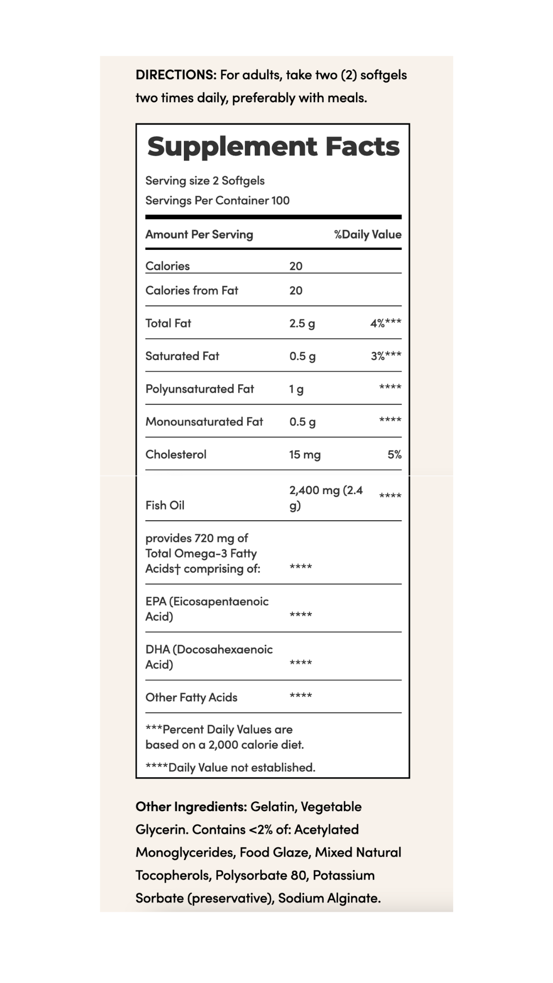 Nature's Bounty Fish Oil 1200 mg, 200 Softgels | Fish Oil with 360 mg Omega-3 – product photo