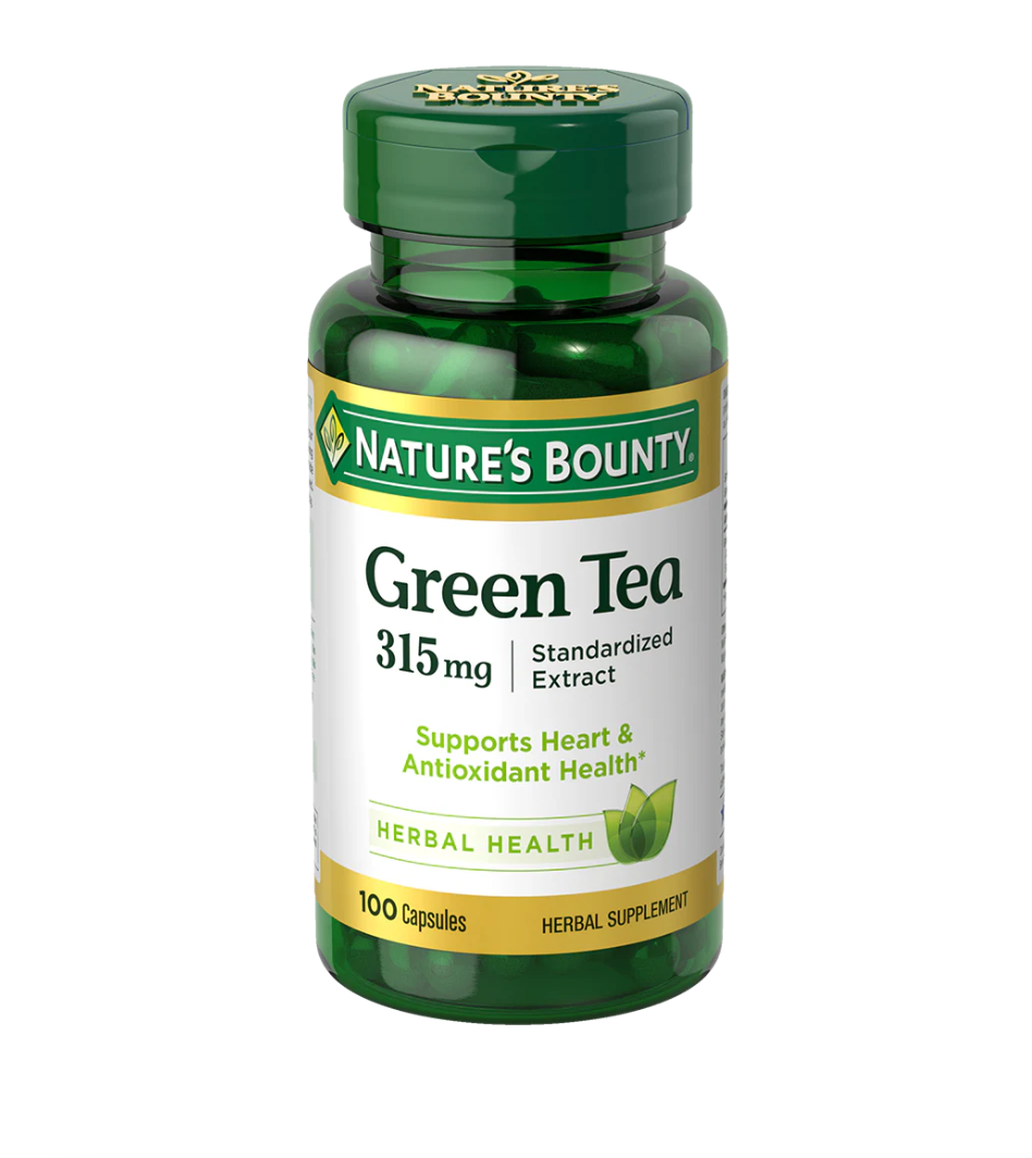 Nature's Bounty Green Tea Extract 315 mg, 100 Capsules | Green Tea Extract 315 mg