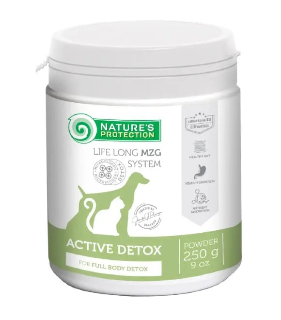 Nature's Protection Active Detox Powder 250g | Daily Digestive Support Powder