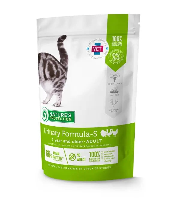 Nature's Protection Urinary Formula-S Dry Cat Food 2kg | Urinary Care Dry Food
